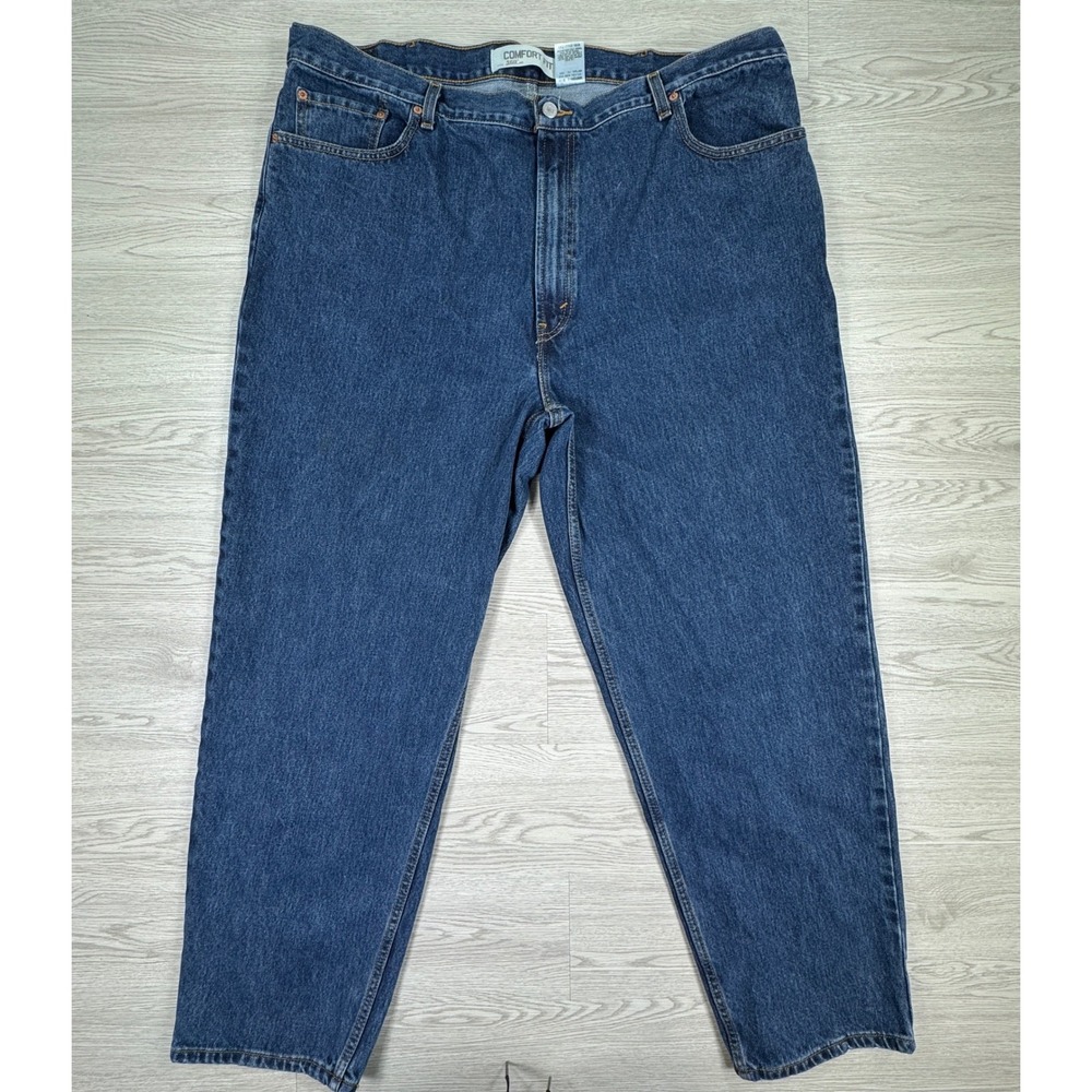 Levi's Men's Jeans 560 Comfort Fit Blue 44x32 Tapered Leg Denim Rugged Dadcore
